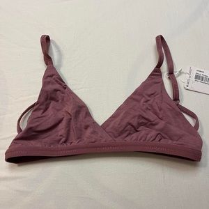 NWT Lululemon Simply Strappy Triangle Unlined Bralette in purple
